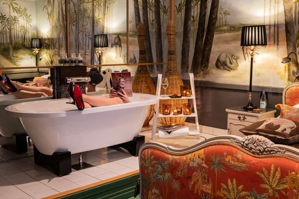 Bomans Hotell, badkar, christian louboutin, vanity fair, weekend, hotellsvit